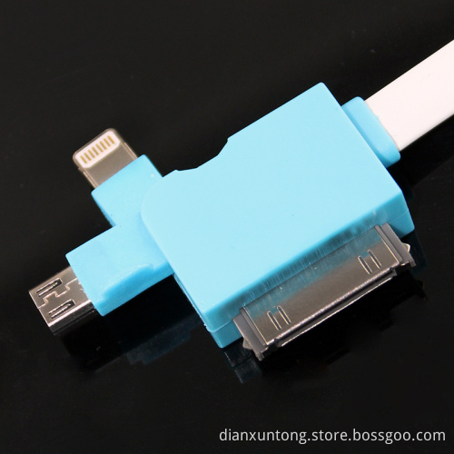 3 in 1 Charger Cable for iPad, iPhone, Samaung